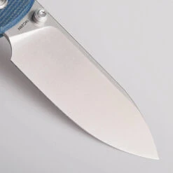 Vosteed Raccoon Top Liner Lock - 3.25" Satin 14C28N Blade, Blue Micarta Handle - A2905 -Outdoor Equipment Store 0PtD930LnjN9aNFW5IKrJtid1YMSVy metacmFjY29vbi1BMjkwNV84LndlYnA3D