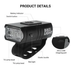 Hi-Max Rechargeable Mini Bicycle Headlight (1000 Lumens) 33 Hi-Max Rechargeable Mini Bicycle Headlight (1000 Lumens) -Outdoor Equipment Store 120010 4