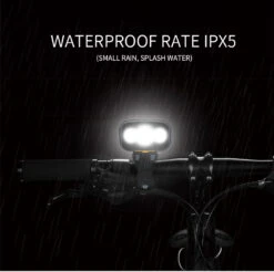 Hi-Max Rechargeable Bicycle Headlight (1300 Lumens) 29 Hi-Max Rechargeable Bicycle Headlight (1300 Lumens) -Outdoor Equipment Store 12002322