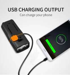 Hi-Max Rechargeable Bicycle Headlight (1300 Lumens) 27 Hi-Max Rechargeable Bicycle Headlight (1300 Lumens) -Outdoor Equipment Store 1200232222