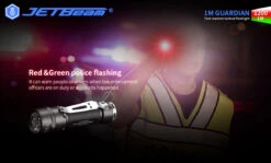 JETBeam 1M Guardian Compact Multicoloured LED Flashlight (1200 Lumens, 115 Metres) -Outdoor Equipment Store 1M Guardian 1