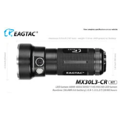 EagTac MX30L3-CR Nichia 219C 4000K LED Rechargeable Searchlight Kit (3850 Lumens, 376 Metres) -Outdoor Equipment Store 1PWGxY1v0FWBoCyeUNo8sFJu7vubtz metabXgzMGwzY3JfcHJvZHVjdF9kZXRhaWxzXy04LmpwZw3D3D