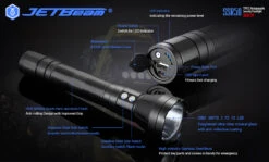 JETBeam SSR50 Rechargeable Security Torch (3650 Lumens, 483 Metres) -Outdoor Equipment Store 20180112024943 49147