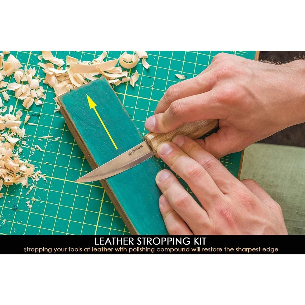 BeaverCraft Right-Handed Spoon Carving Kit With Detail Knife - S13 9 BeaverCraft Right-Handed Spoon Carving Kit With Detail Knife - S13 - Image 7