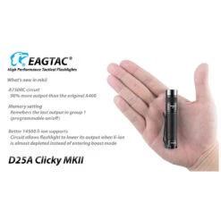 Eagtac D25A Clicky MKII Luminus SST-20 4000K CRI95 LED Torch (275 Lumens, 71 Metres) -Outdoor Equipment Store 2r1nJisFvnMpPdyb7CBBQXmx2heoYY metaZDI1YSBta2lpLi4uanBlZw3D3D 1 2