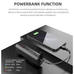 Gaciron KIWI-1200 Rechargeable Anti-Glare Front Bicycle Light With Bluetooth (1200 Lumens) -Outdoor Equipment Store 3natMdZPP2i72LZa2xjxjOWTkz5onm metaS2l3aSAxMjAwIHBvd2VyIGJhbmsgZnVuY3Rpb24ucG5n