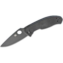 Spyderco Tenacious - Black G10 With Black 8Cr13MoV Blade - C122GBBKP