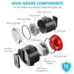 Hi-Max Rechargeable COB LED Tail Light -Outdoor Equipment Store 4C3l0GUVAb2XvXQtZaw1OnRWklrDgG metaMTIwMDE5LCwuanBlZw