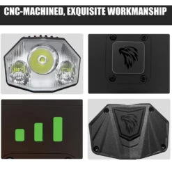 Gaciron Raptor-3000 Ultra Bright Rechargeable Front Bicycle Light With Wireless Remote Switch (3000 Lumens) -Outdoor Equipment Store 4PJ4OrJl2cHjlzcIF6yyuAMWnTLh0j metaUmFwdG9yIDMwMDAgZHVyYWJsZSBjb25zdHJ1Y3Rpb24ucG5n