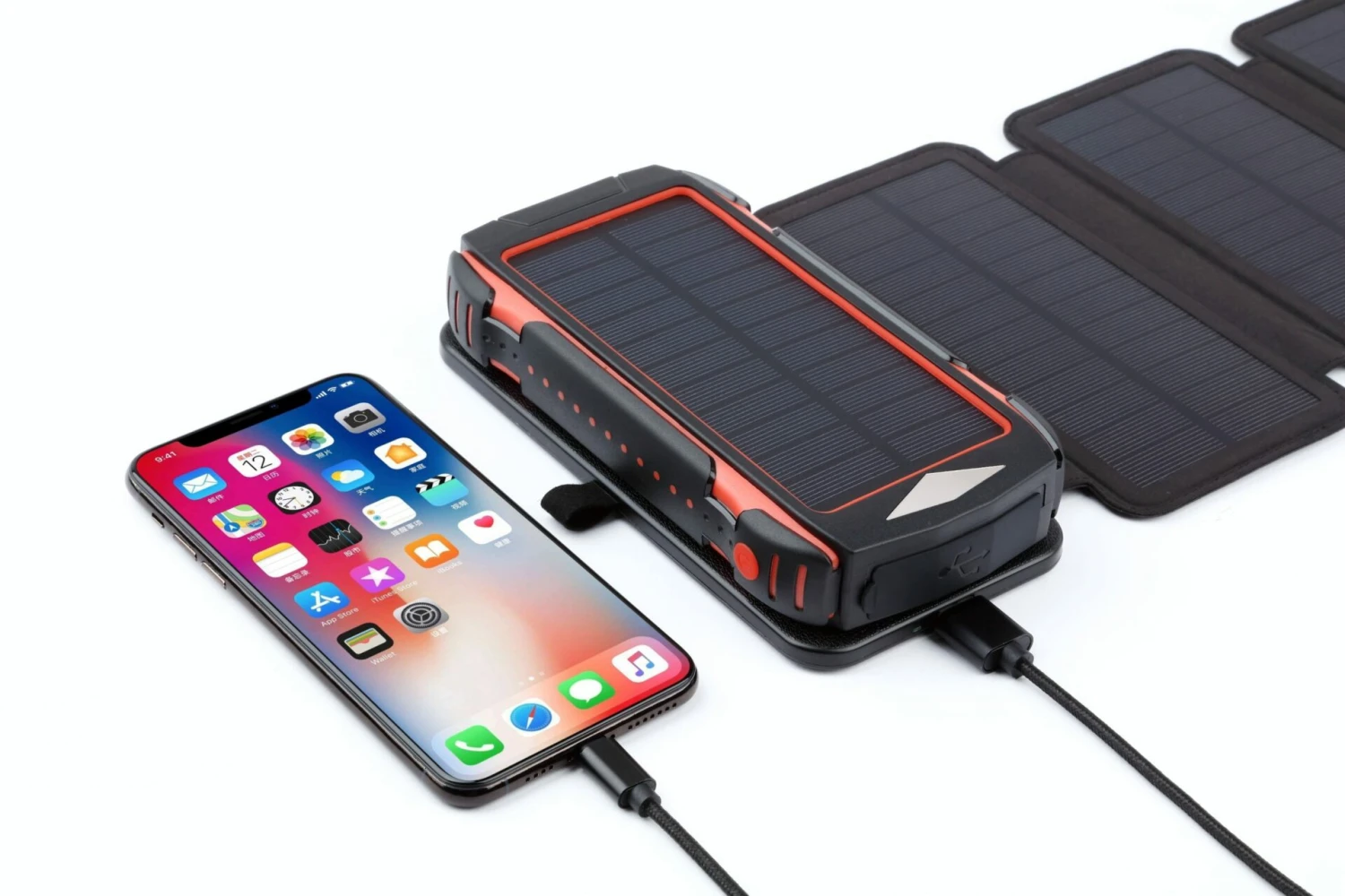 Folding Solar Panels For Use Alone Or With Outdoor Expandable Solar Power Bank - 6 Panels 5 Folding Solar Panels For Use Alone Or With Outdoor Expandable Solar Power Bank - 6 Panels - Image 3