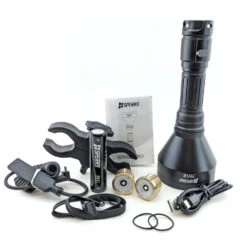SPERAS TH12K Rechargeable Focusable Hunting Flashlight Kit (600 Lumens, 1680 Metres)
