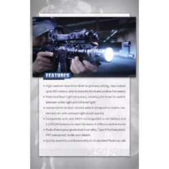 NEXTORCH WL50IR Flashlight - Dual Light (860 Lumens White Light And 850nm IR Light) -Outdoor Equipment Store 6bUj9PuBuQgEJGuuEYEsZ4ugzZLfUq metaV0w1MElSLi4uLi4uLmpwZWc3D 1 1