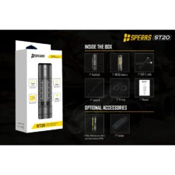 SPERAS ST20 Compact EDC Pocket Light (1300 Lumens, 175 Metres) -Outdoor Equipment Store 6yVgM7pvuXmhwhkz4EriO6aqDPEwFs metaU1QyMC03LmpwZWc3D