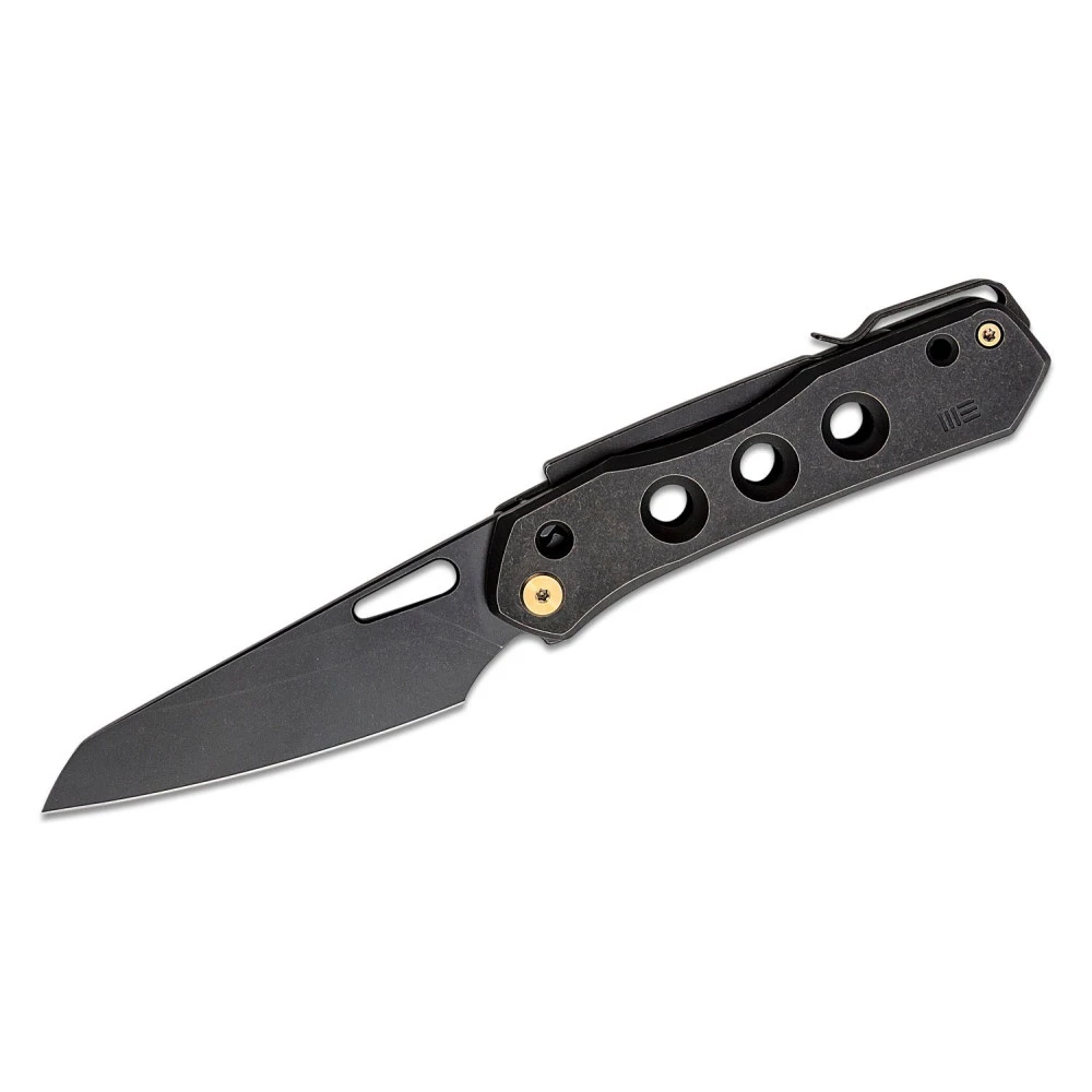 WE Knife Co. Vision R - Black Titanium With Black Stonewash CPM-20CV Blade, WE21031-2 3 WE Knife Co. Vision R - Black Titanium With Black Stonewash CPM-20CV Blade, WE21031-2
