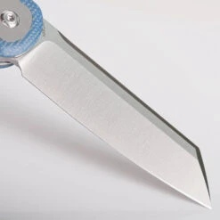 Vosteed Corgi - 2.98" Satin 14C28N Sheepsfoot Blade, Blue Micarta Handle, Trek Lock - A0725 -Outdoor Equipment Store 8WKpKg1XHBi01WZuyGMIvrgUSuYr4Y metaY29yZ2ktQTA3MjVfOC53ZWJw