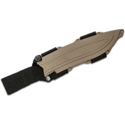 Kershaw Camp 10 Fixed Blade, 10" Black Powder Coated 65Mn Carbon Steel Blade, Tan Rubber Handles, GRN Cover - 1077TAN -Outdoor Equipment Store 8cljbhshcgINYYHAReY0tWy50x6xjx metaY2FtcCB0YW4gMy5qcGc3D