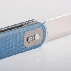 Vosteed Corgi - 2.98" Satin 14C28N Sheepsfoot Blade, Blue Micarta Handle, Trek Lock - A0725 -Outdoor Equipment Store 8n5XLhFhYqyXyohjXqb6n5PDfSCThI metaY29yZ2ktQTA3MjVfNS53ZWJw