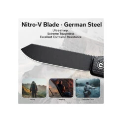 CIVIVI Sendy, Black G10, Black Stonewashed Nitro-V Spey Blade, C21004B-2 -Outdoor Equipment Store 9dsSSS06rEzhjHVQW02PopQyGTM5xi metaQzIxMDA0Qi0yXzguanBlZw3D3D