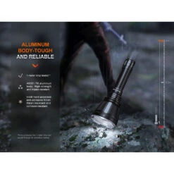 Fenix HT18R Rechargeable Long Distance Flashlight (2800 Lumens, 1100 Metres) -Outdoor Equipment Store A1CbmY9sSxKFxeu78LrRZio4E48ShA metaSFQxOFIzLmpwZWc3D