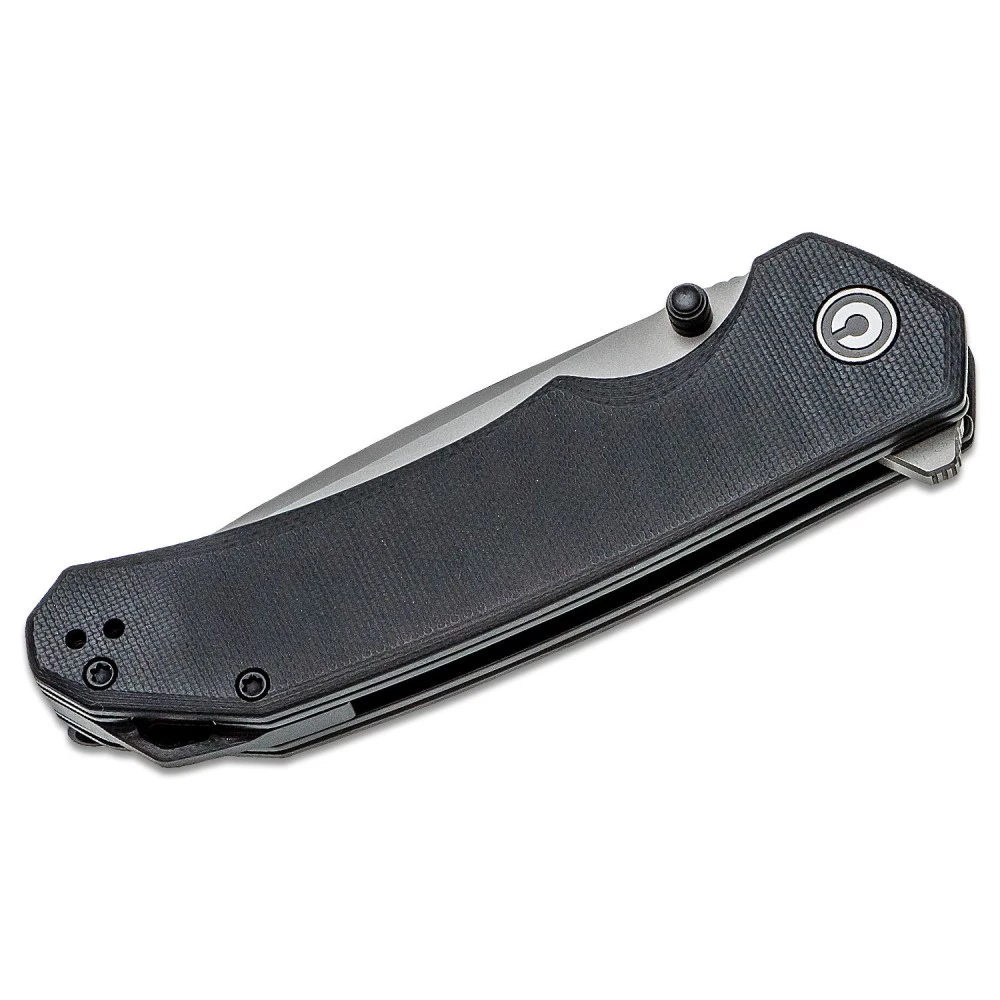 CIVIVI Brazen - Black G10, Stonewashed 14C28N Drop Point Blade, C2102C 5 CIVIVI Brazen - Black G10, Stonewashed 14C28N Drop Point Blade, C2102C - Image 3