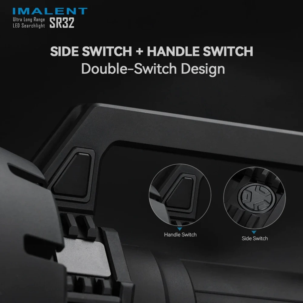 Imalent SR32 Super Bright Rechargeable Searchlight (120,000 Lumens, 2080 Metres) 19 Imalent SR32 Super Bright Rechargeable Searchlight (120,000 Lumens, 2080 Metres) - Image 17