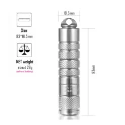 Lumintop Silver Fox Keyring EDC Flashlight With Magnetic Tailcap (760 Lumens, 70 Metres) 21 Lumintop Silver Fox Keyring EDC Flashlight With Magnetic Tailcap (760 Lumens, 70 Metres) -Outdoor Equipment Store APTOJ4xOU5KJhDD2vNK94YKQcJylsQ metaU2lsdmVyIEZveDoucG5n