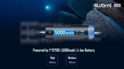 BluDive BD10 Diving Torch With Rotary Switch (1200 Lumens, 150 Metres Diving Depth) -Outdoor Equipment Store BD10 4 1