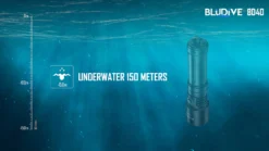 BluDive BD40 Diving Torch With Strobe (1800 Lumens, 150 Metres Diving Depth) -Outdoor Equipment Store BD40 5