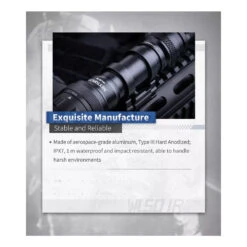 NEXTORCH WL50IR Flashlight - Dual Light (860 Lumens White Light And 850nm IR Light) -Outdoor Equipment Store BSAgBDA0SWExaSCjSE5w7OhBqcYYoo metaV0w1MElSLi4uLi4uLi4uLi4uanBlZw3D3D 1 1