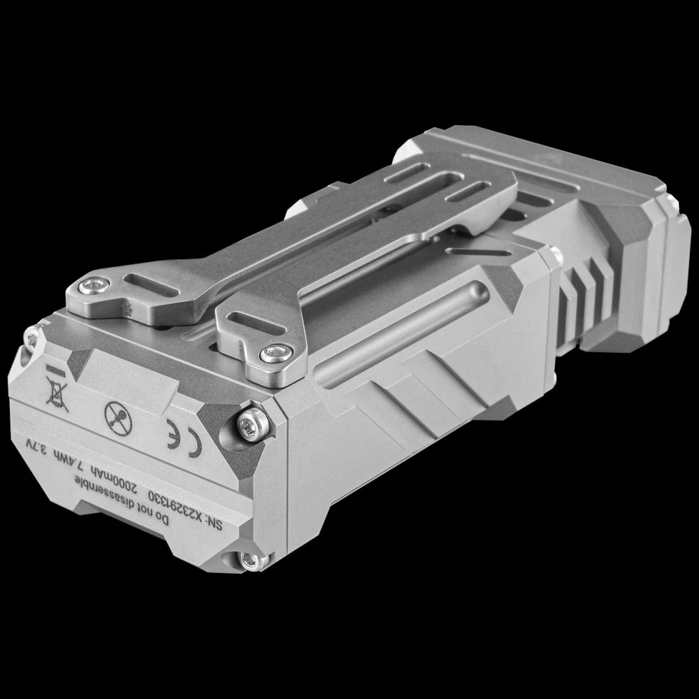 Wuben X2 Rechargeable Pocket Torch, Grey Titanium (1800 Lumens, 128 Metres) 6 Wuben X2 Rechargeable Pocket Torch, Grey Titanium (1800 Lumens, 128 Metres) - Image 4