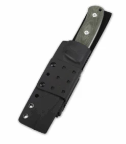 QSP Bison Fixed Blade - Green Micarta With Satin D2 Blade, Kydex Pouch, QS134-C -Outdoor Equipment Store Bison 4