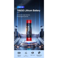 Klarus 18650 Rechargeable 4000mAh 3.6V Li-ion Battery, 18GT-40 -Outdoor Equipment Store C7GYzGUlW5N9JzATLbRRYwjEvnHUar metaMThHVC00MC5qcGVn