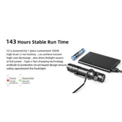 Wuben C3 Rechargeable Compact Flashlight (1200 Lumens, 179 Metres) 28 Wuben C3 Rechargeable Compact Flashlight (1200 Lumens, 179 Metres) -Outdoor Equipment Store C7hDSc4NkeGElLgXl6h6GfTLFjeu2B metaQzMgcnVudGltZS5wbmc3D