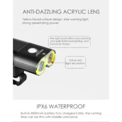 Gaciron Rechargeable Bicycle Light/Power Bank With Wired Remote Switch - 1600 Lumens, V9DP-1600 -Outdoor Equipment Store CcilkALD3LOFlTYP3UzTNvuxWJyPbD metaVjlEUC0xNjAwPz8uanBlZw3D3D