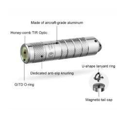 Lumintop Silver Fox Keyring EDC Flashlight With Magnetic Tailcap (760 Lumens, 70 Metres) 22 Lumintop Silver Fox Keyring EDC Flashlight With Magnetic Tailcap (760 Lumens, 70 Metres) -Outdoor Equipment Store CeKM8k6NZTRUDmfuFcM7PYHgueRCEI metaU2lsdmVyIEZveDo6LnBuZw3D3D