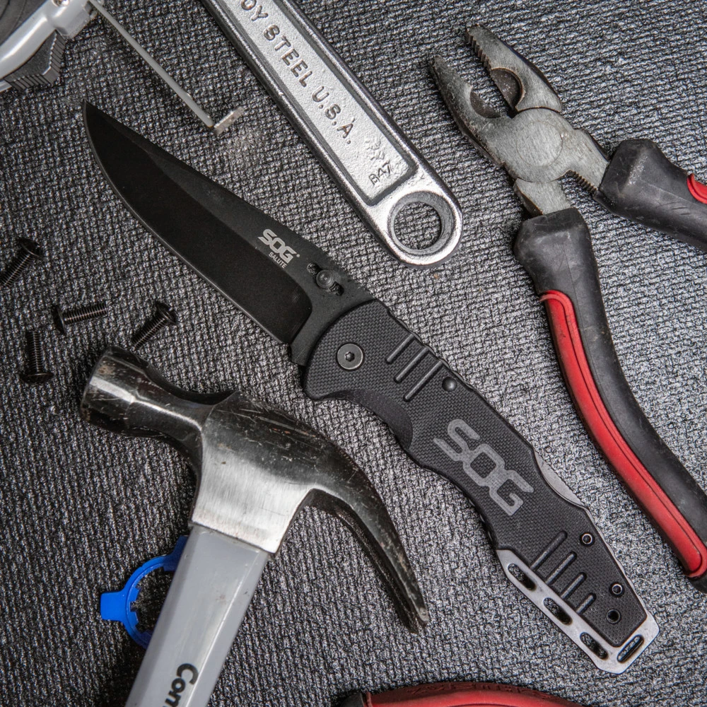 SOG Salute Lockback Black FF11CP 7 SOG Salute Lockback Black FF11CP - Image 5