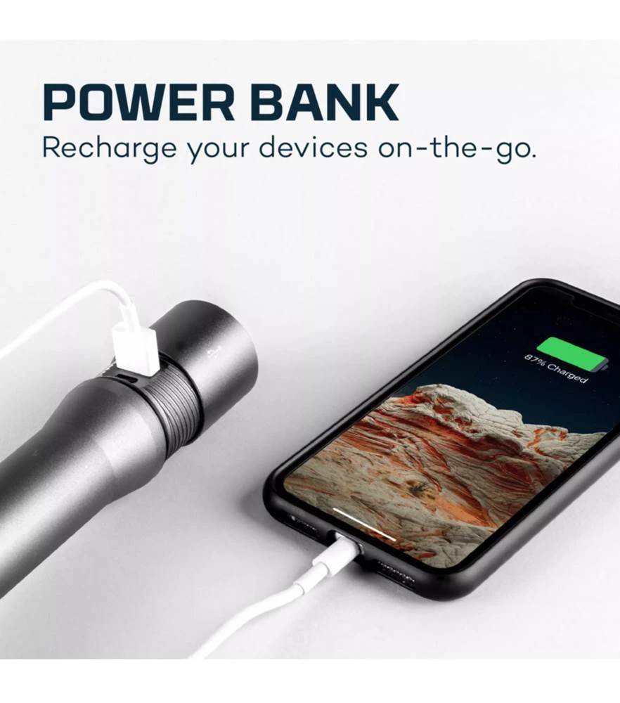 NEBO Davinci 5000L Rechargeable Flashlight With Power Bank 10 NEBO Davinci 5000L Rechargeable Flashlight With Power Bank - Image 8