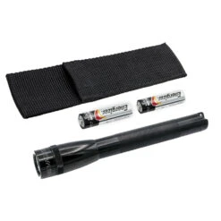 Mini MagLite 2AA Pro LED Flashlight With Nylon Pouch - Black (332 Lumens, 172 Metres)