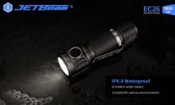 JETBeam EC26 EDC Pocket Flashlight With Stepless Dimming (3600 Lumens, 268 Metres) 30 JETBeam EC26 EDC Pocket Flashlight With Stepless Dimming (3600 Lumens, 268 Metres) -Outdoor Equipment Store EC26 10