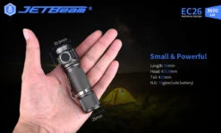 JETBeam EC26 EDC Pocket Flashlight With Stepless Dimming (3600 Lumens, 268 Metres) 24 JETBeam EC26 EDC Pocket Flashlight With Stepless Dimming (3600 Lumens, 268 Metres) -Outdoor Equipment Store EC26 4