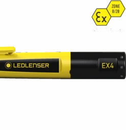 Ledlenser EX4 ATEX Intrinsically Safe Pocket Light (2AAA) -Outdoor Equipment Store EX4 Side Hero 1255x1255
