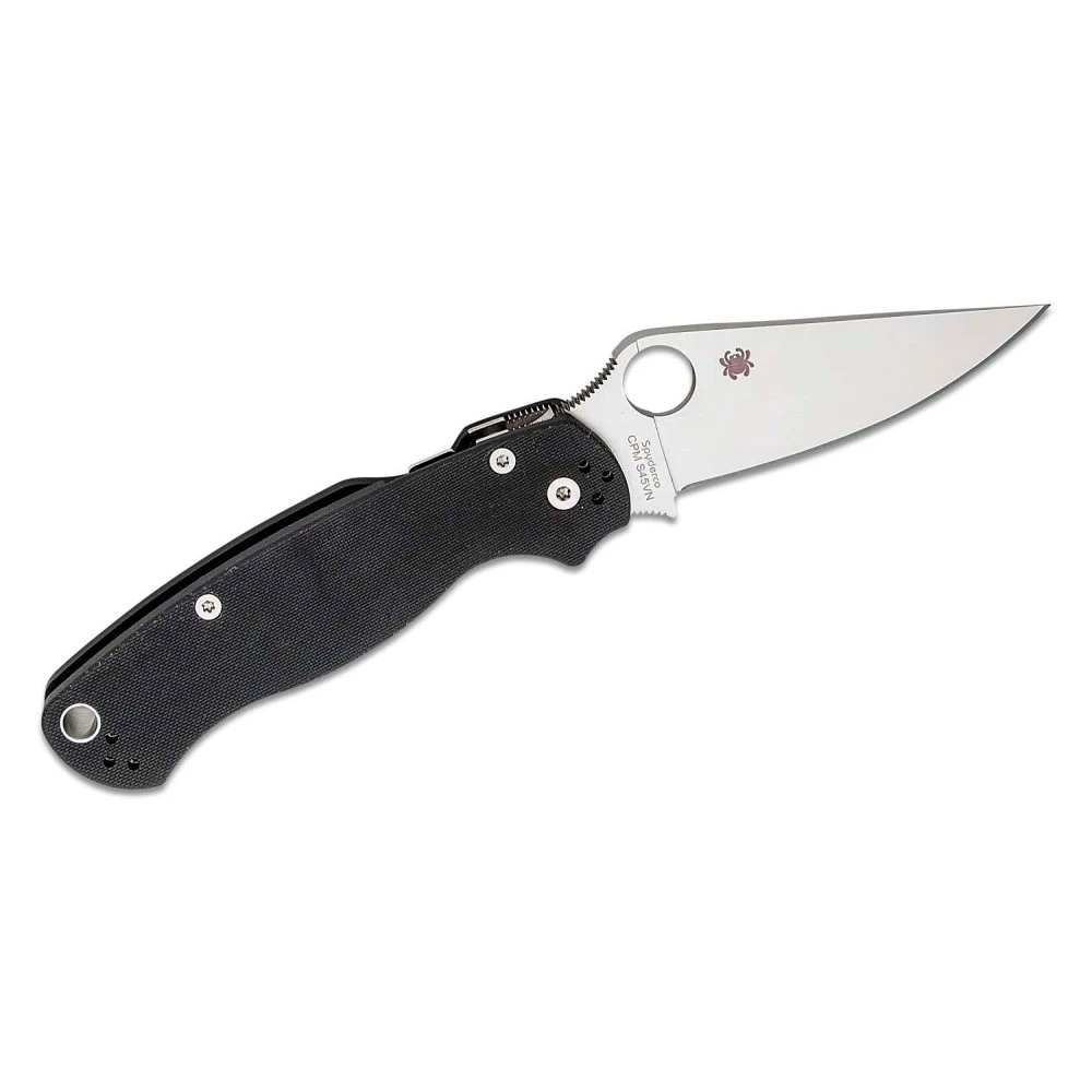 Spyderco Paramilitary 2 - Left Handed - Black G10 With S45VN Blade, C81GPLE2 7 Spyderco Paramilitary 2 - Left Handed - Black G10 With S45VN Blade, C81GPLE2 - Image 5