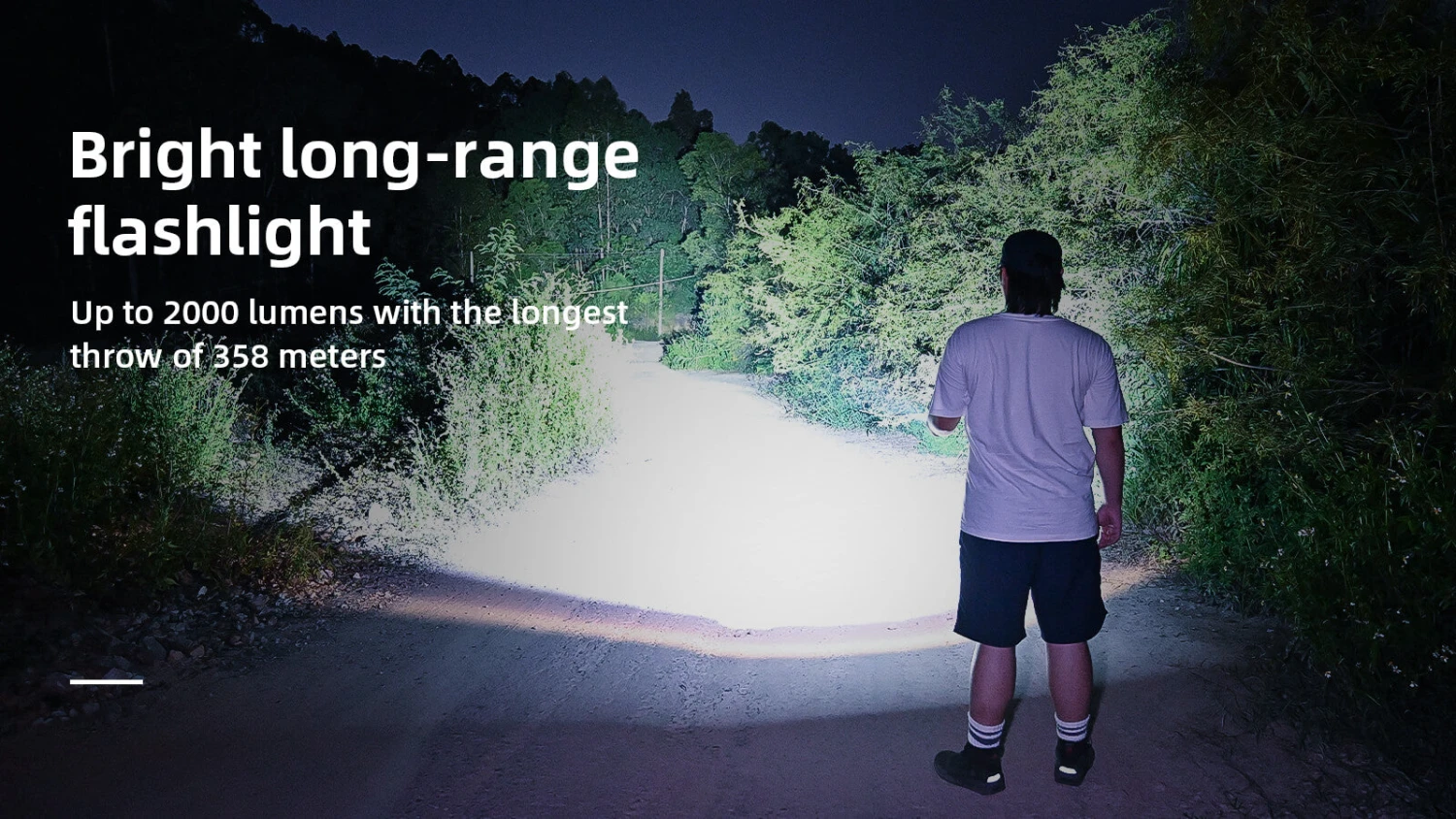 Wuben C2 Rechargeable Power Bank Flashlight (2000 Lumens, 358 Metres) 9 Wuben C2 Rechargeable Power Bank Flashlight (2000 Lumens, 358 Metres) - Image 7