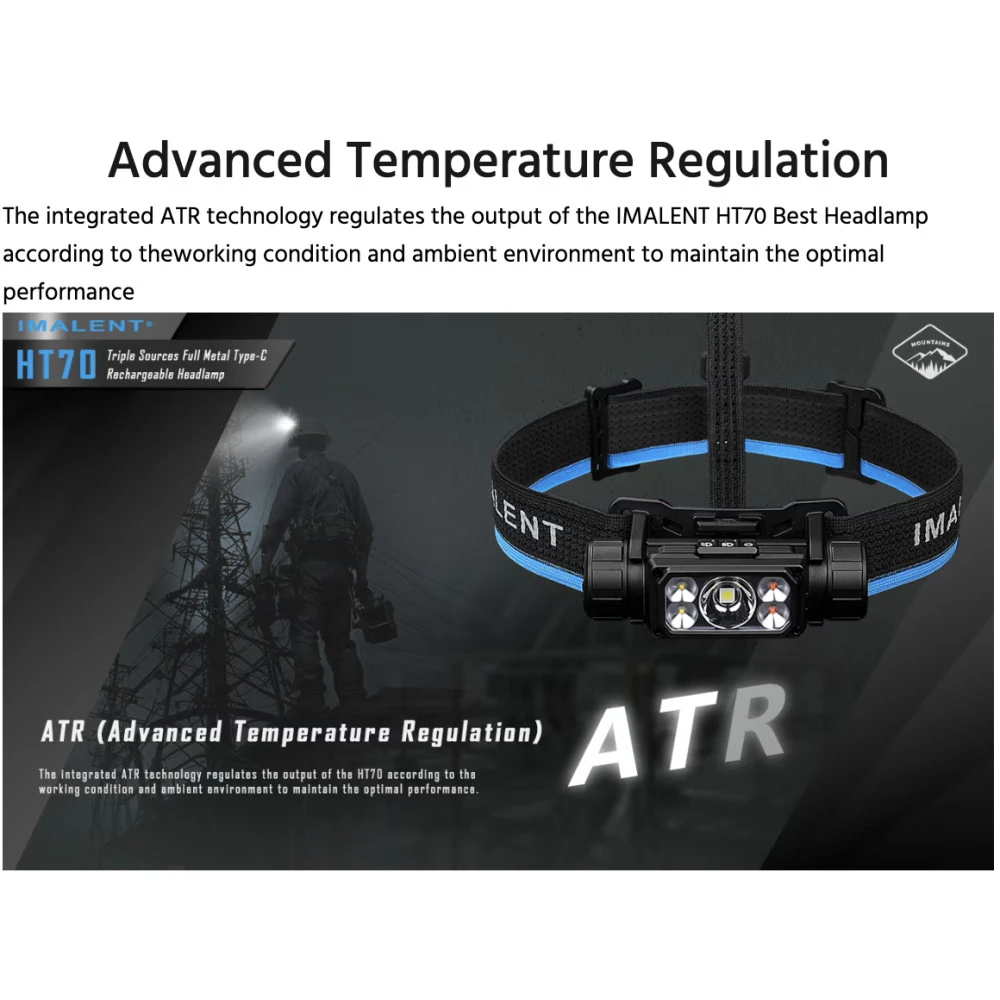 Imalent HT70 Rechargeable Triple Light Source Headlamp (3500 Lumens) 15 Imalent HT70 Rechargeable Triple Light Source Headlamp (3500 Lumens) - Image 13