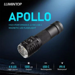 Lumintop Apollo V2 High Performance Rechargeable Flashlight (1300 Lumens, 160 Metres) -Outdoor Equipment Store GncjXr2ptx7kWmBzW1PYgzwUVH5Jb2 metaQXBvbGxvX0VfMDEud2VicA3D3D