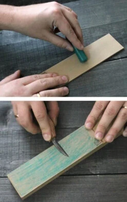 Beaver Craft Right-Handed Beginners Basic Spoon Carving Set - S01 -Outdoor Equipment Store Green Chalk 1