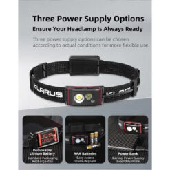 Klarus HM5 Lightweight Triple-Fuel Headlamp With Flood/Spot/Red Light (800 Lumens, 99 Metres) -Outdoor Equipment Store Gt1u03lKKxMkE0vyaFNBzWK4fJByxb metaSE01Li4uanBn