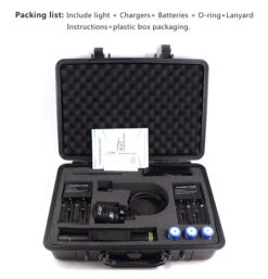 Hi-Max H01 Slim Canister Diving Light - 3500 Lumens -Outdoor Equipment Store H01 1