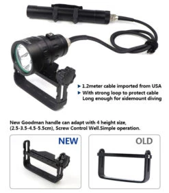 Hi-Max H01 Slim Canister Diving Light - 3500 Lumens -Outdoor Equipment Store H01 3