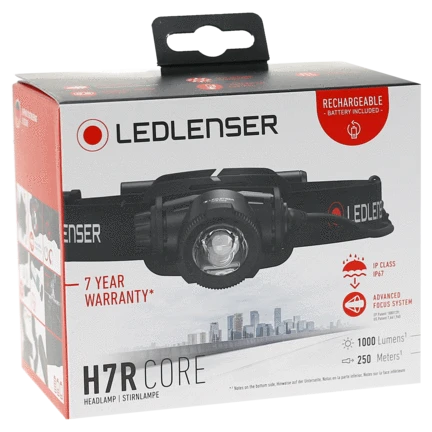 Ledlenser H7R Core Rechargeable Headlamp (1000 Lumens, 250 Metres) 15 Ledlenser H7R Core Rechargeable Headlamp (1000 Lumens, 250 Metres) - Image 13